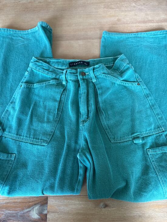 Lioness Pants - Revolve Lioness Green Cargo Jeans small